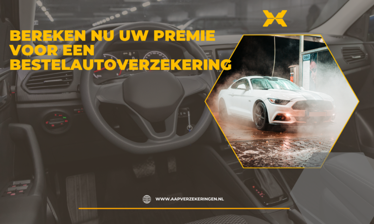Bereken nu uw premie voor een bestelautoverzekering